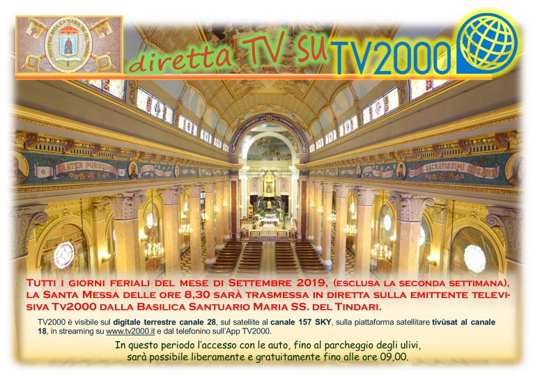 S.messa Di Oggi In Diretta Tv 2000